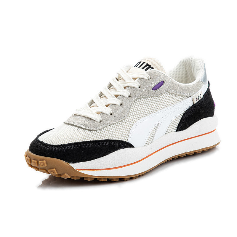 Sneakers All-match Shallow Mouth Women's Thick-soled Breathable Comfor