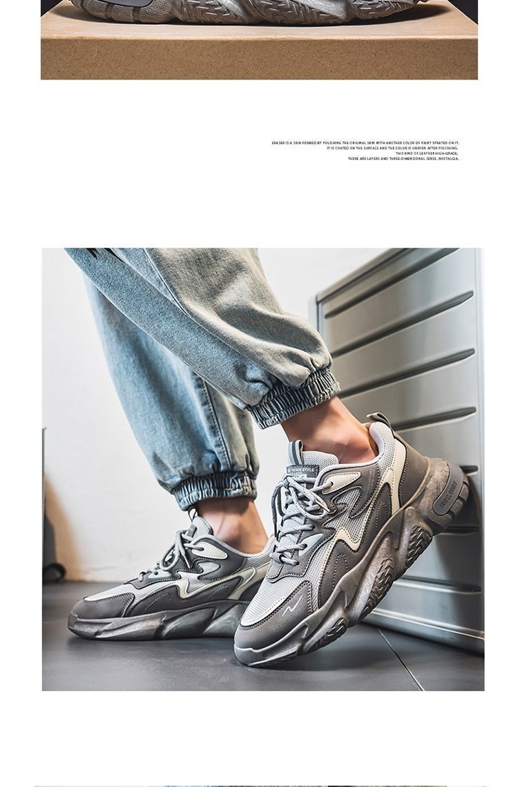 Sneaker Rubber Men's Shoes Summer Breathable Mesh Men's Footwear Style
