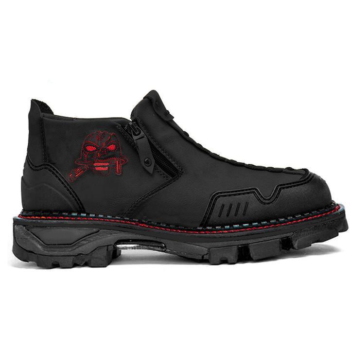 Boots Men's Fashion Halloween Skull Footwear Design Style Comfortable