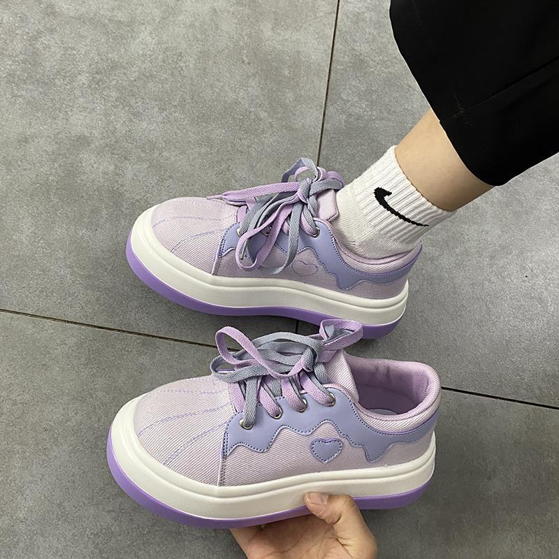 Shoes Ladies Fashion Versatile Platform Casual Footwear Style Design