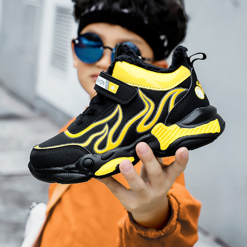 Shoes Children's Basketball Korean Sports Shoes Boys' Shoes Design Sty
