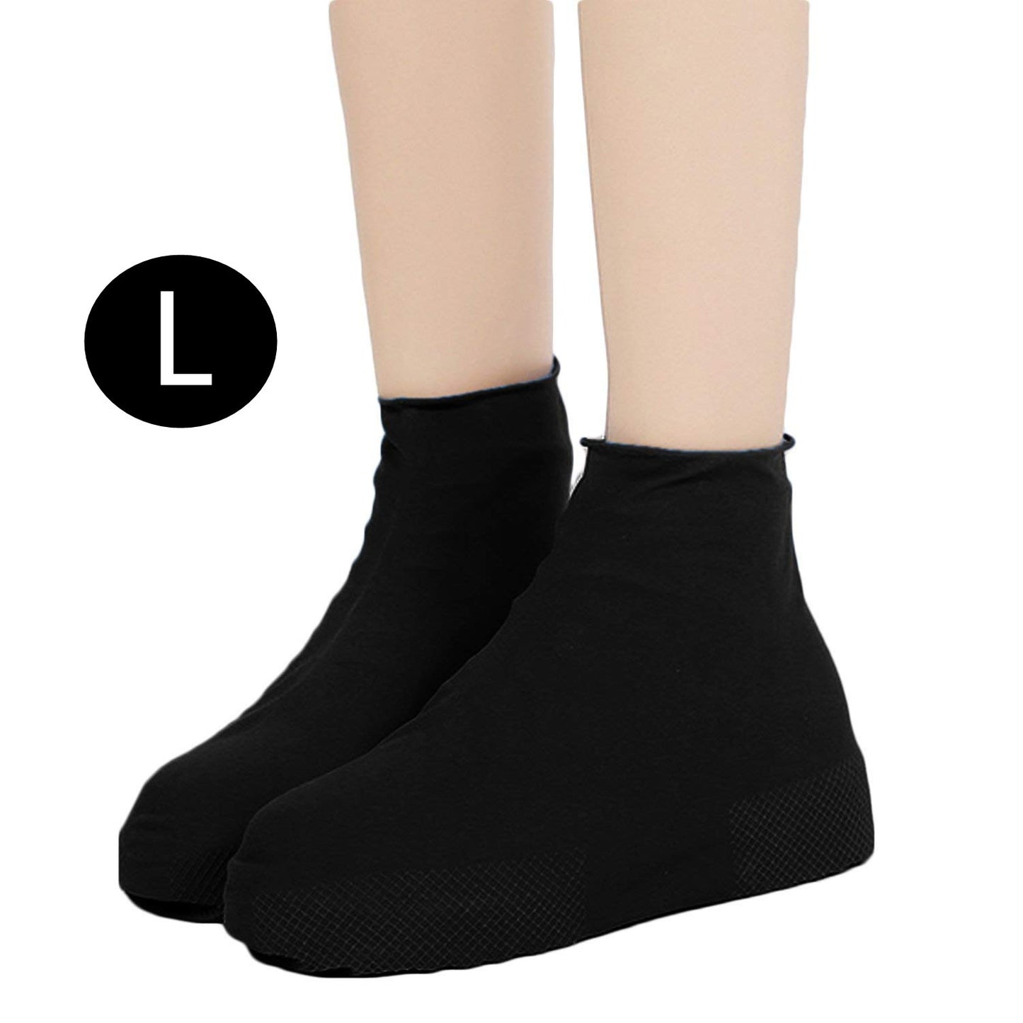 Boots Men and women hiking slip wearable easy to carry silicone rain