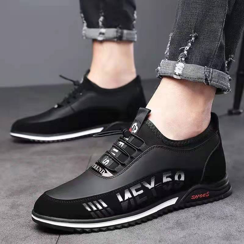 Shoes Men's Casual Shoes Fashion Slip-on Leather Footwear Design Style