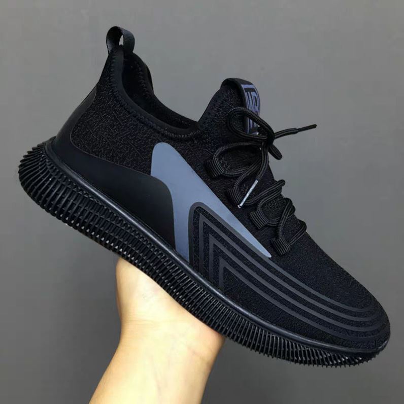 Shoes All Black Work Men's Mesh Men's Shoes Breathable Lightweight Mes