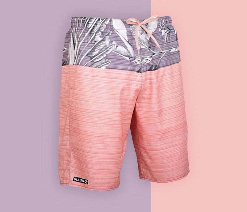 Shorts Surfing Beach Shorts Men's Quick-Drying Hot Spring Design Style