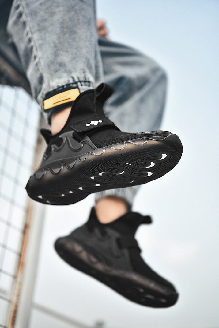 Sneakers Spring New Large Size 45 Men's Leather Korean Students Fashio