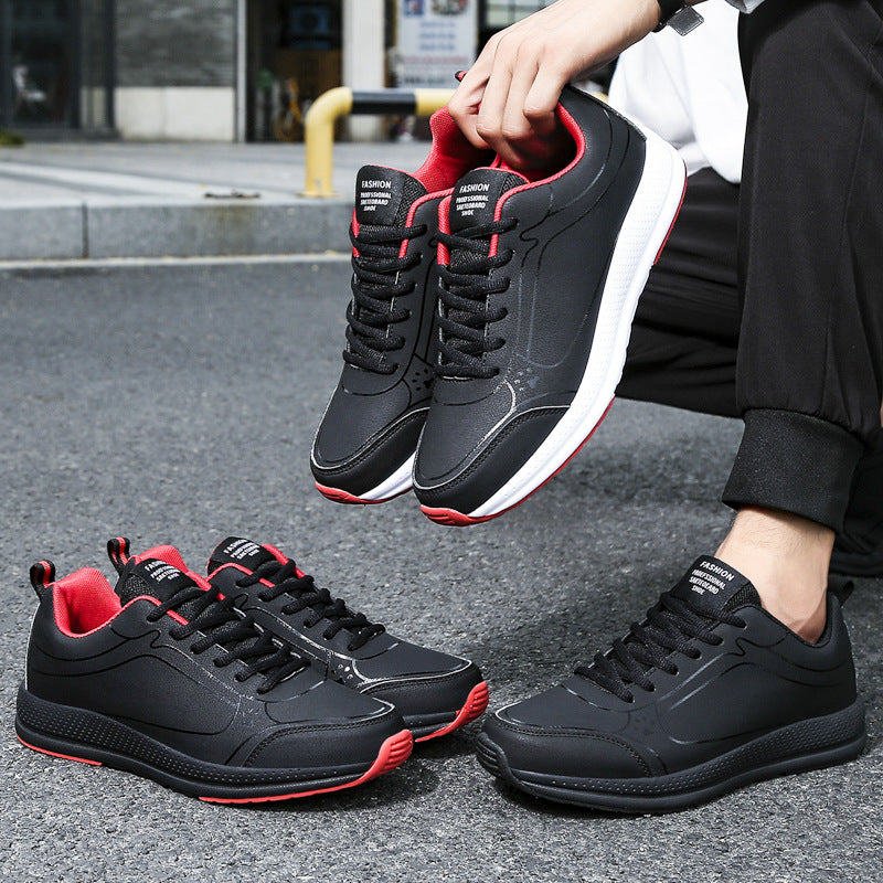 Shoes Leather Casual Men's Running Footwear WorkoutmTraining Comfort