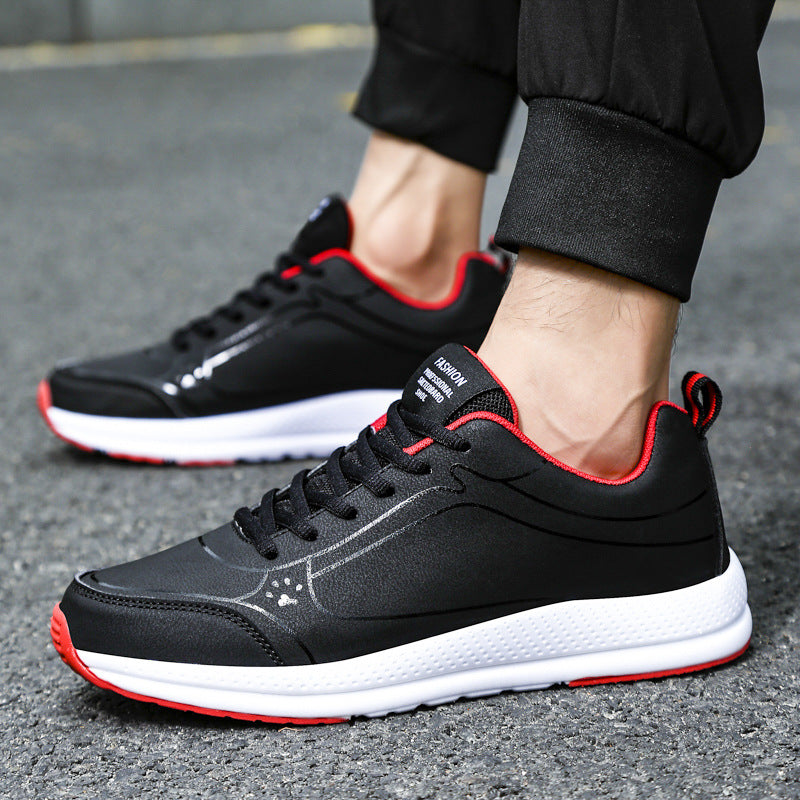 Shoes Leather Casual Men's Running Footwear WorkoutmTraining Comfort