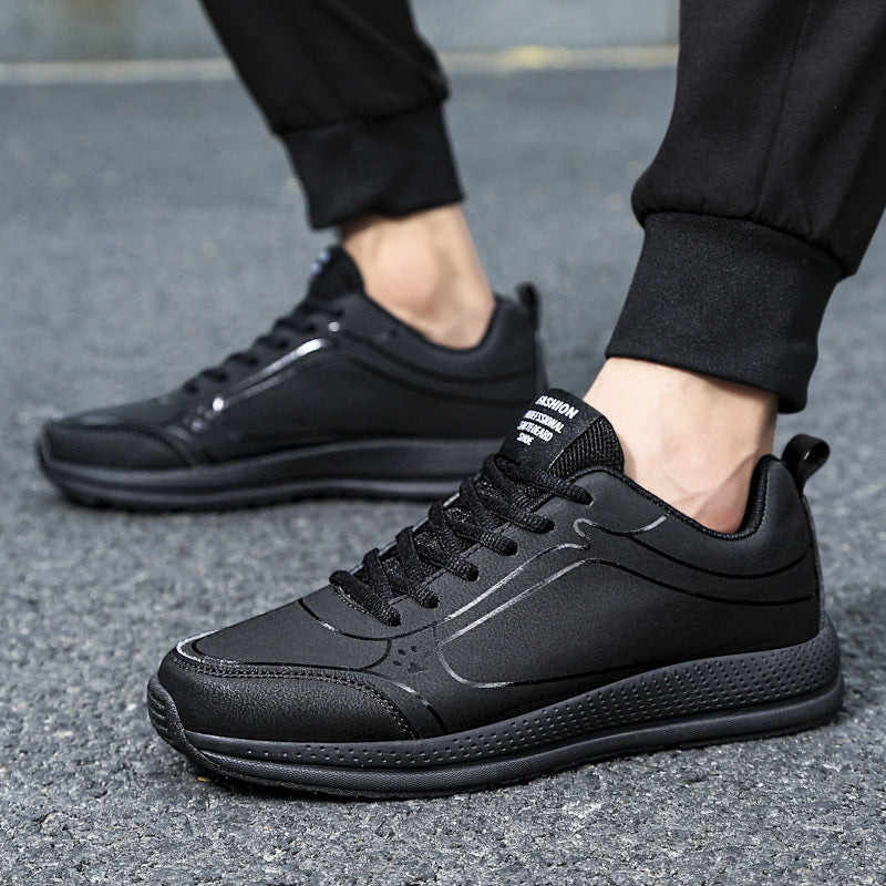 Shoes Leather Casual Men's Running Footwear WorkoutmTraining Comfort