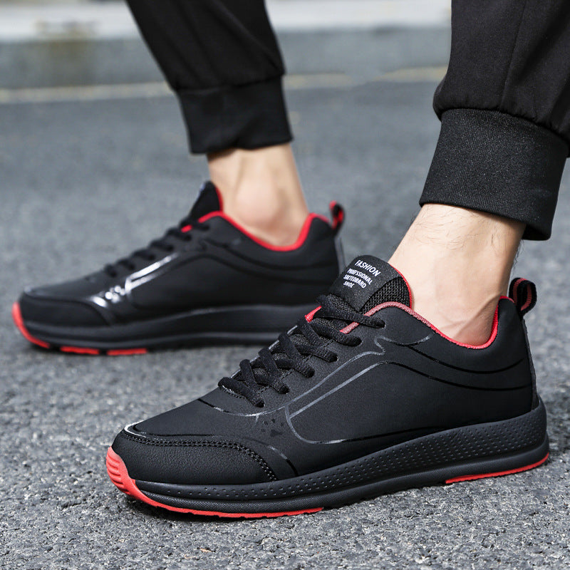Shoes Leather Casual Men's Running Footwear WorkoutmTraining Comfort