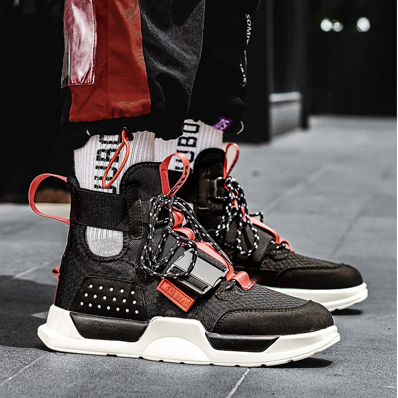 Shoes High-top Hoverboard Shoes Boys Trendy Couple Casual Fashion Spor