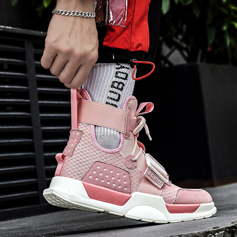 Shoes High-top Hoverboard Shoes Boys Trendy Couple Casual Fashion Spor
