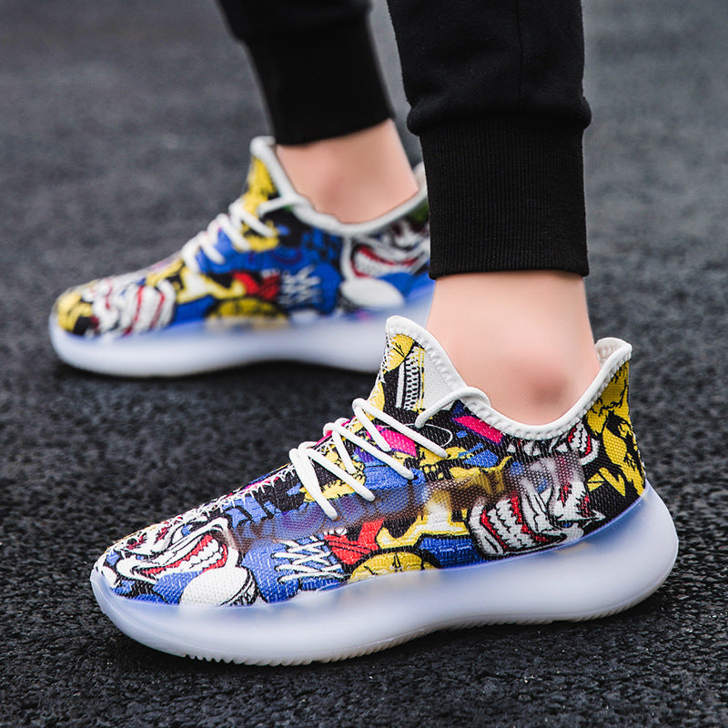 Shoes Men's Sports Single Trend Men's Breathable Casual Running Style
