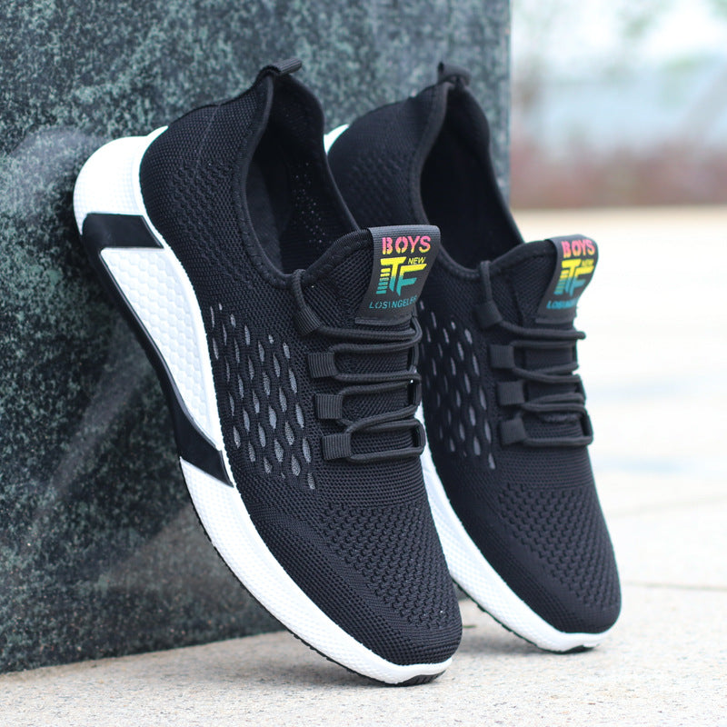 Breathable Casual Mesh Shoes Comfort Increase Lace