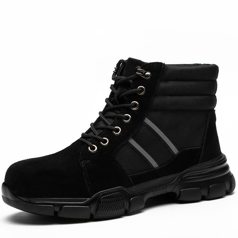 Shoes Oxford Cloth Anti-Smashing And Anti-Piercing High-Top Safety ABS