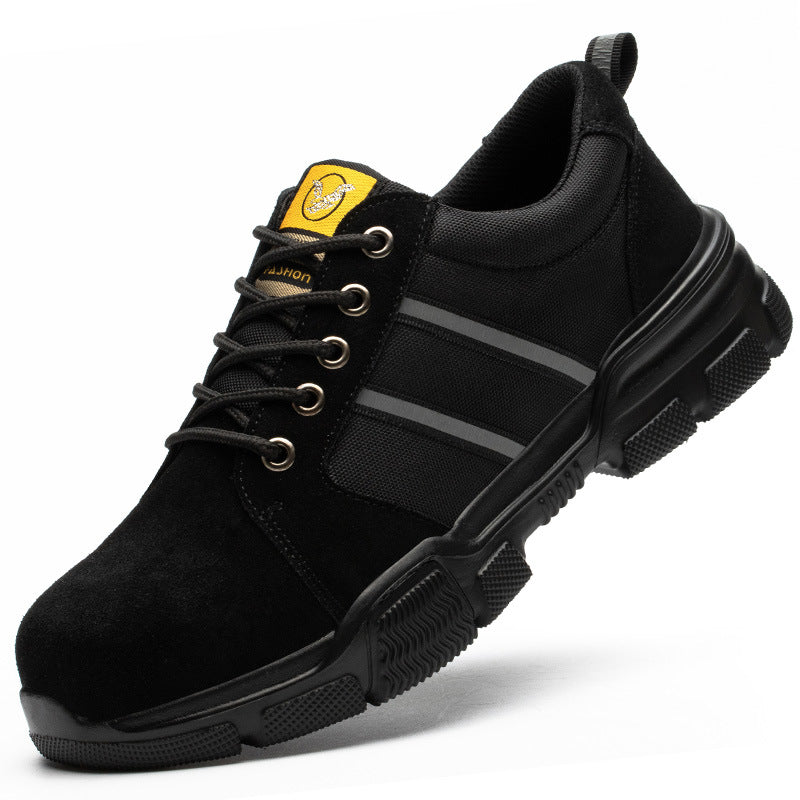 Shoes Oxford Cloth Anti-Smashing And Anti-Piercing High-Top Safety ABS