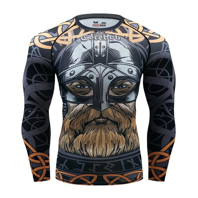 Tracksuit Mens Set 3D Animal Compression T-Shirt Pants Skin Motive SKA