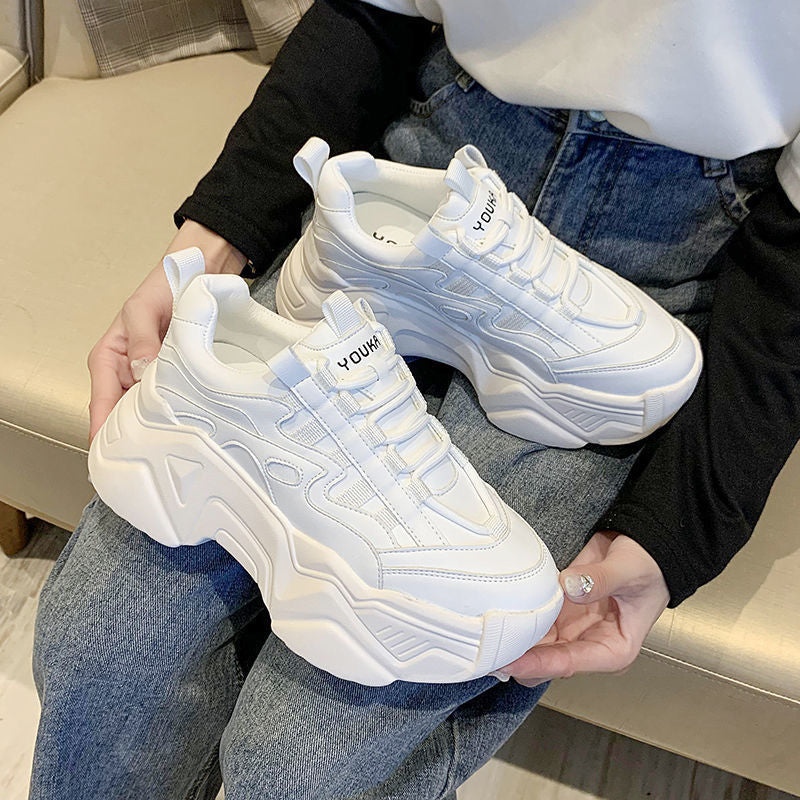 Shoes Daddy Female Ins Tide Spring And Autumn Single Wild Platfo Style