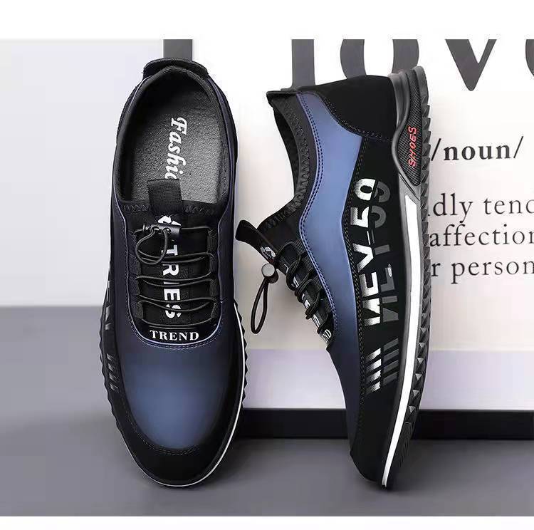 Shoes Men's Casual Shoes Fashion Slip-on Leather Footwear Design Style