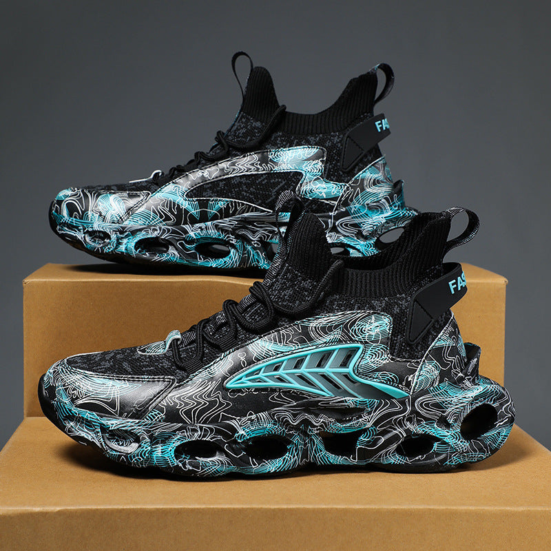 Shoes Plus Size Breathable Asketball Shock-absorbing Soft Bottom Flyin