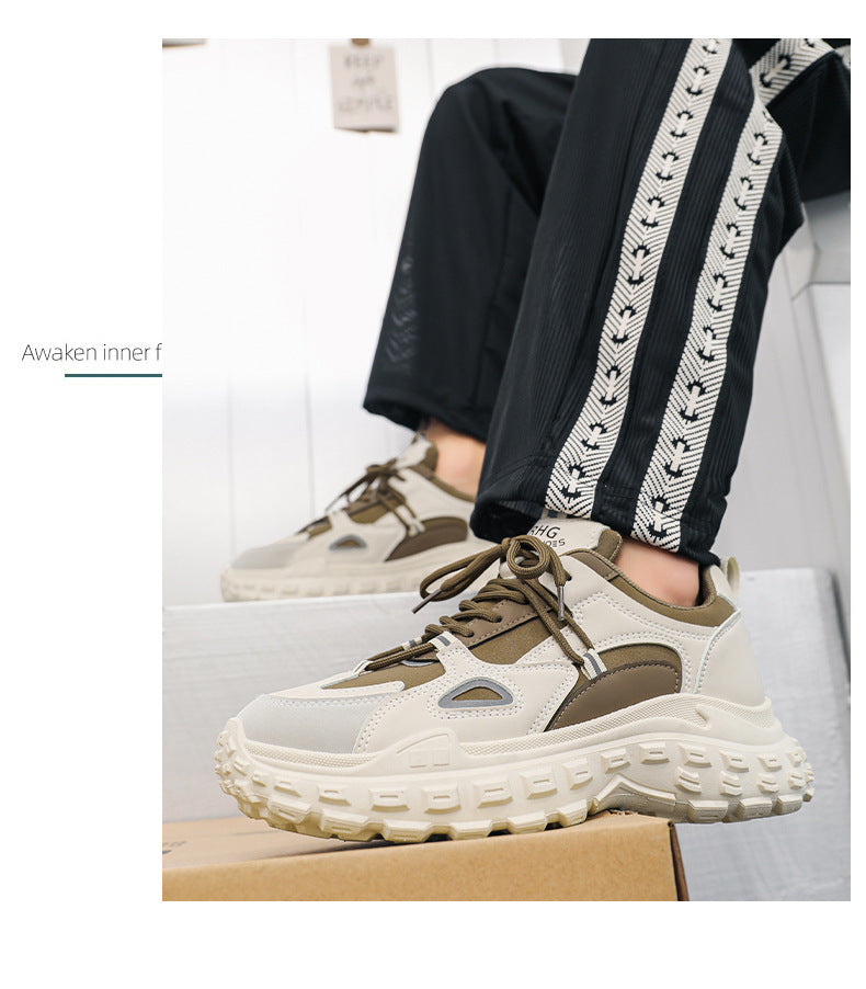 Sneaker Men's All-match Height Increasing Leisure Footwear Design Styl