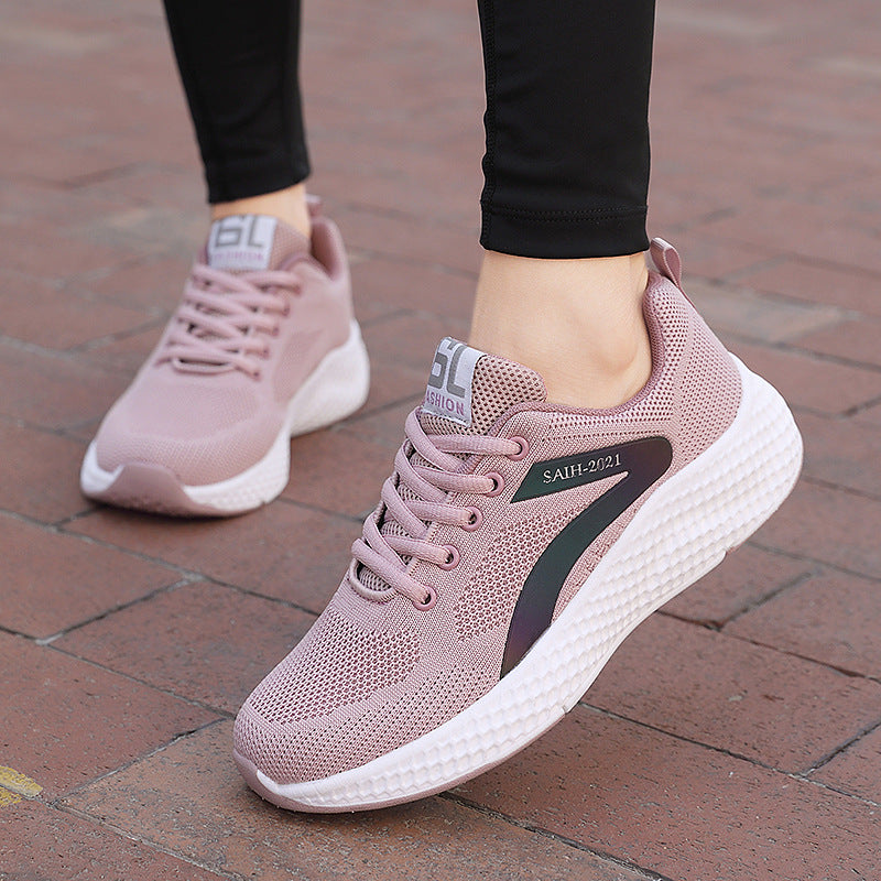 Shoes New Flying Woven Women's Footwear Design Style Comfort Workout T