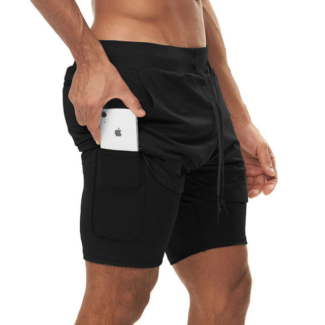 Sport Shorts Men Work-out Training Fit Fitness Comfortable Fashion Goo