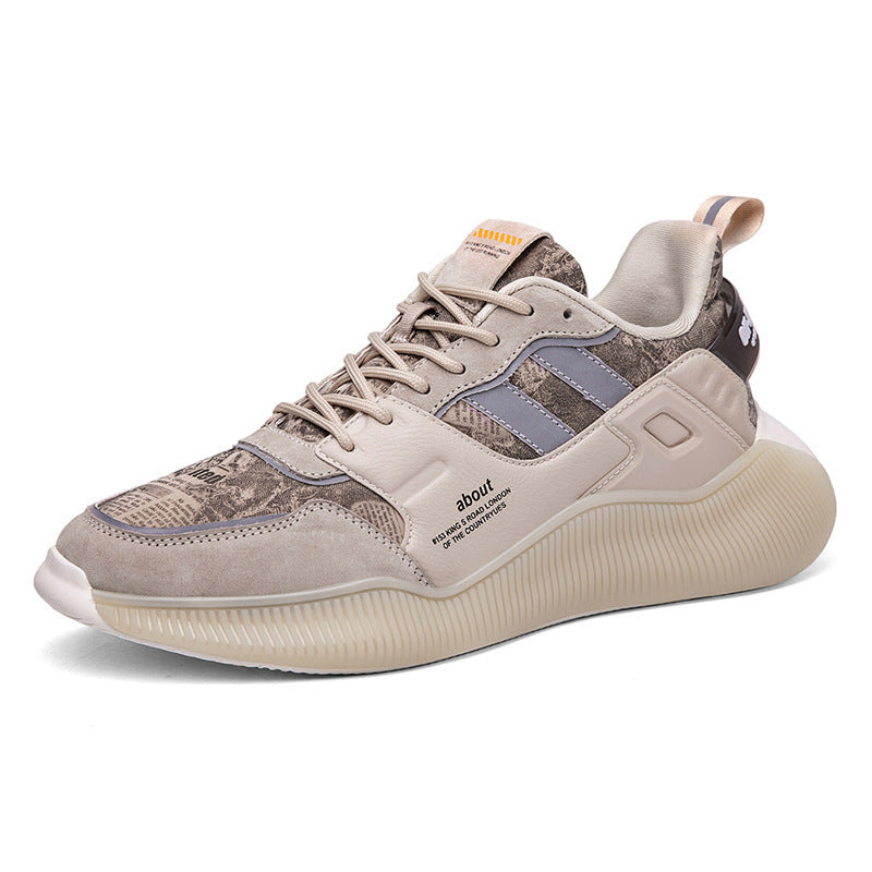 Shoes Men's Outdoor Platform Low-top Sports Running Workout Style Nice
