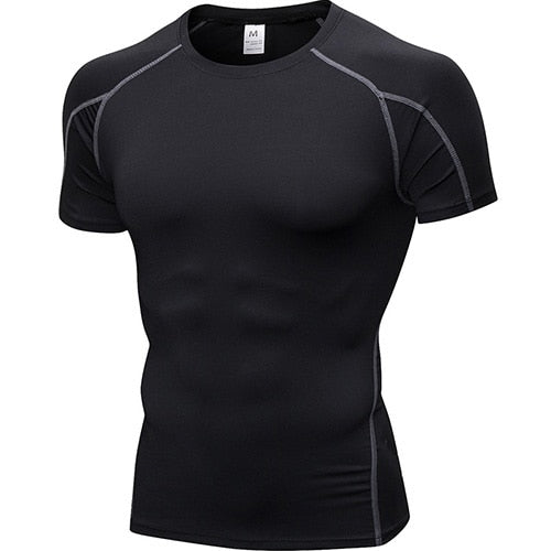 Shirt Quick Dry Compression Sport men Running Fitness t Shirt Tight ra