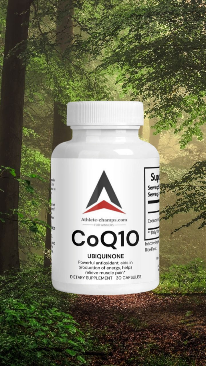 Supplement CoQ10 Ubiquinone Body Health fit Naturally Organic Healthy