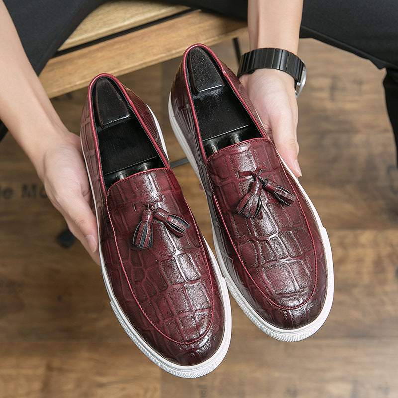 Shoes Men's Business Casual Sneakers Plus Size Leather Men Footwear