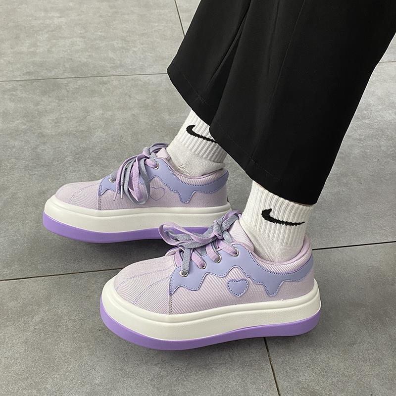 Shoes Ladies Fashion Versatile Platform Casual Footwear Style Design