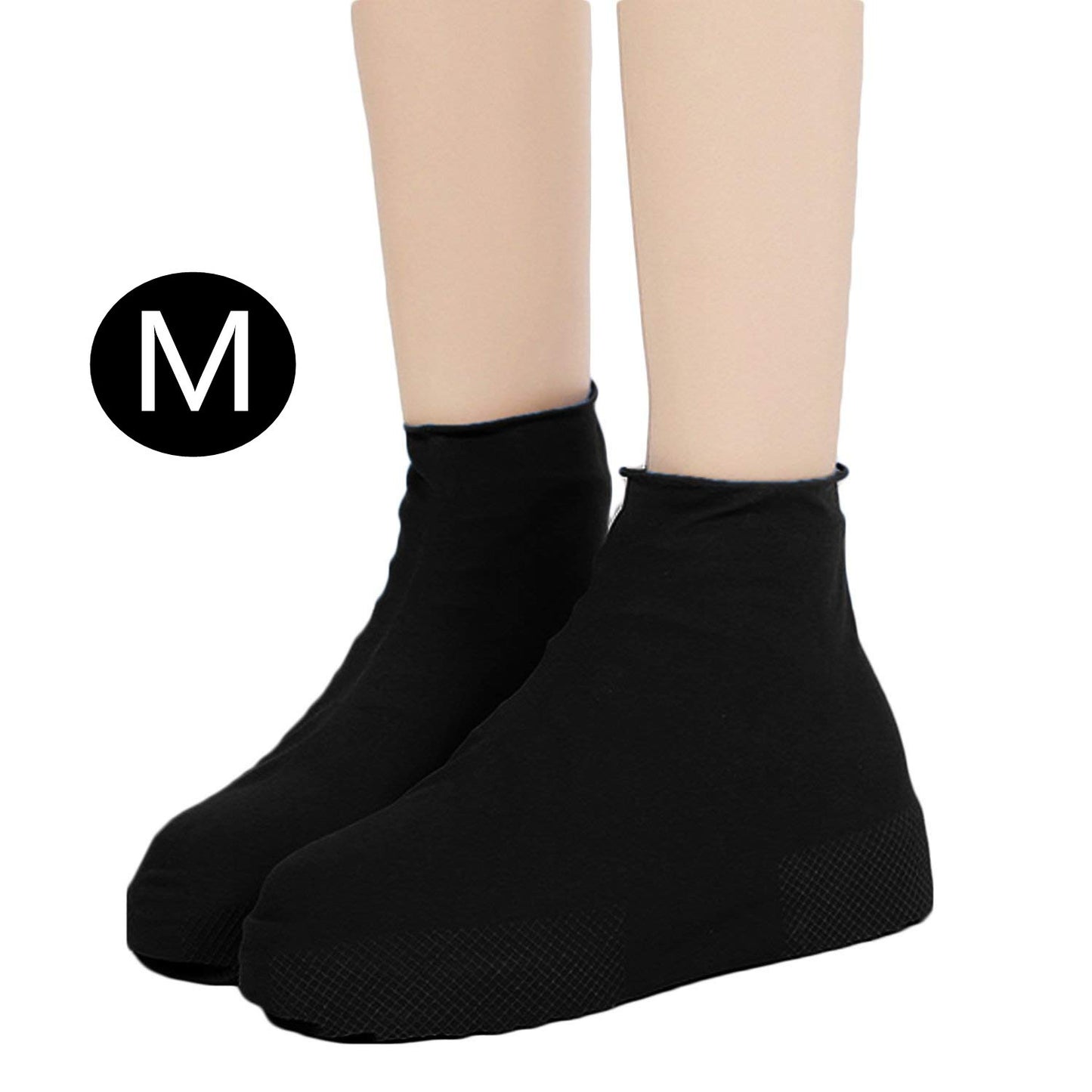 Boots Men and women hiking slip wearable easy to carry silicone rain