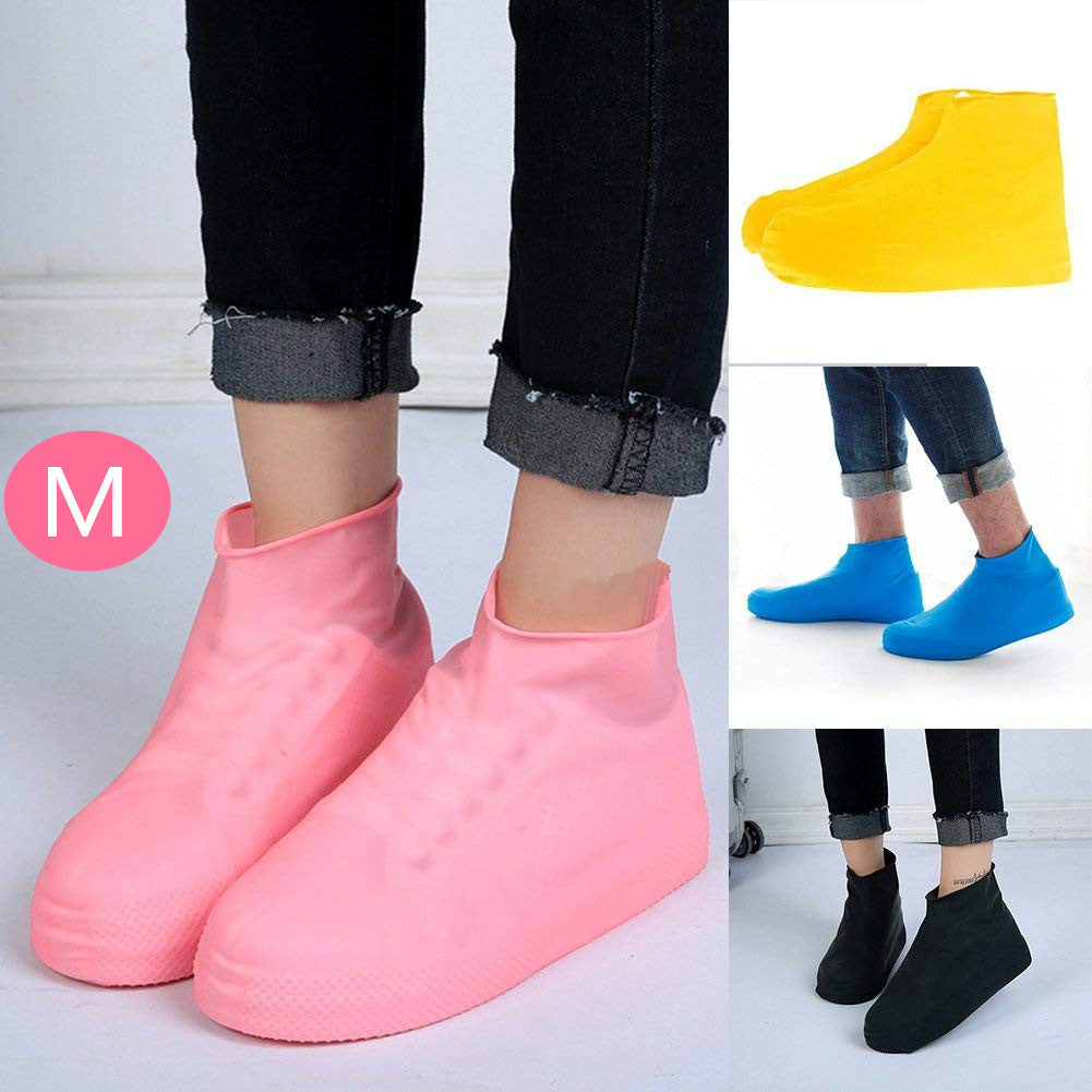 Boots Men and women hiking slip wearable easy to carry silicone rain