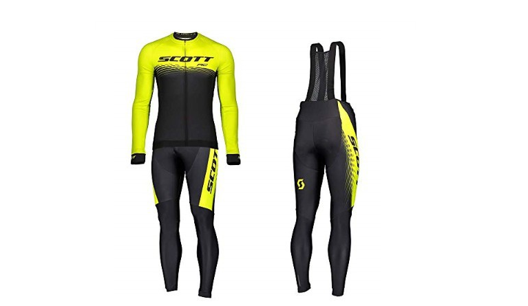 Jersey Cycling Suit Long Sleeve Pants Trousers Bike Training Champion