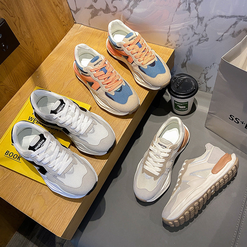 Shoes Autumn New Ins Korean Style Breathable White For Women Footwear