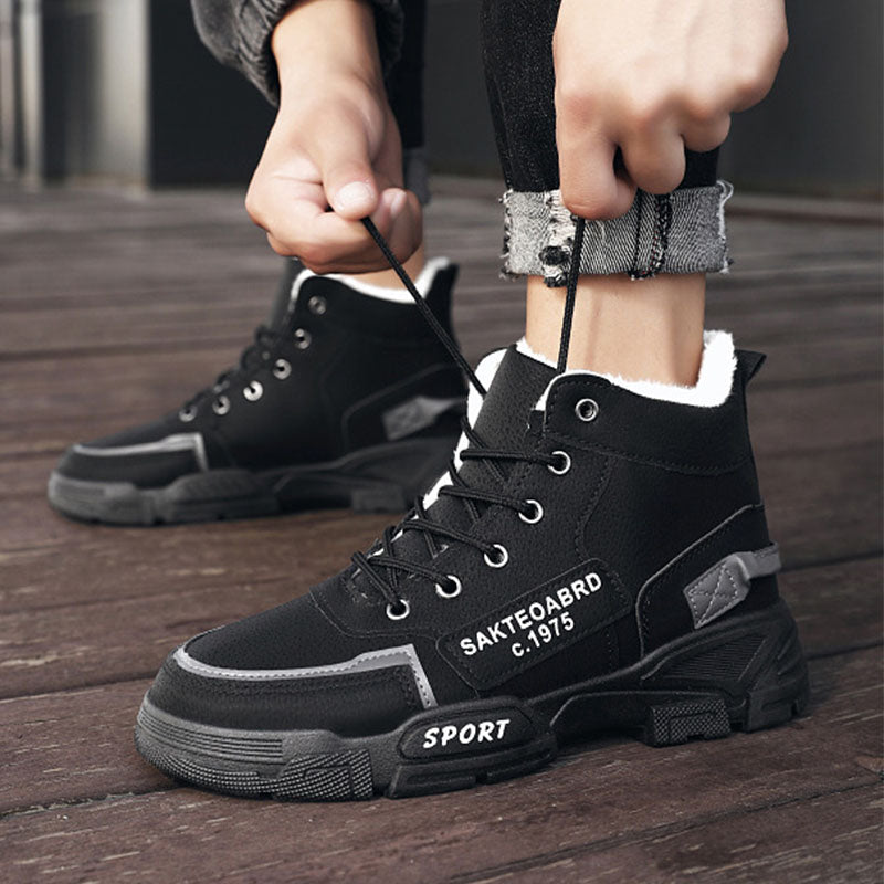 Boots Plush Snow Winter New Winter Velvet Thickened Warm Cotton Shoes
