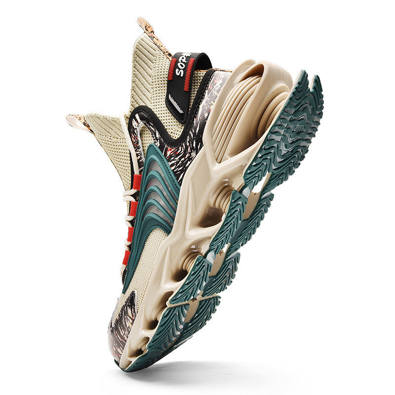 Shoes Flying Woven Large Size Mesh Men's Footwear Design Style Comfort