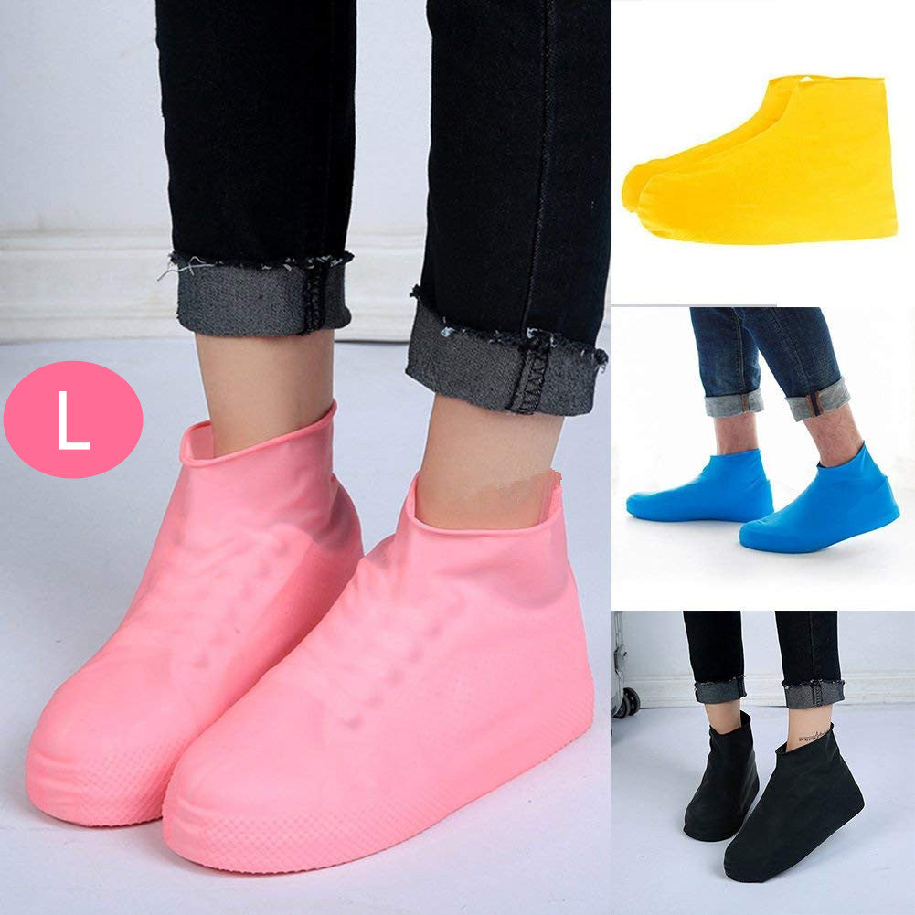Boots Men and women hiking slip wearable easy to carry silicone rain