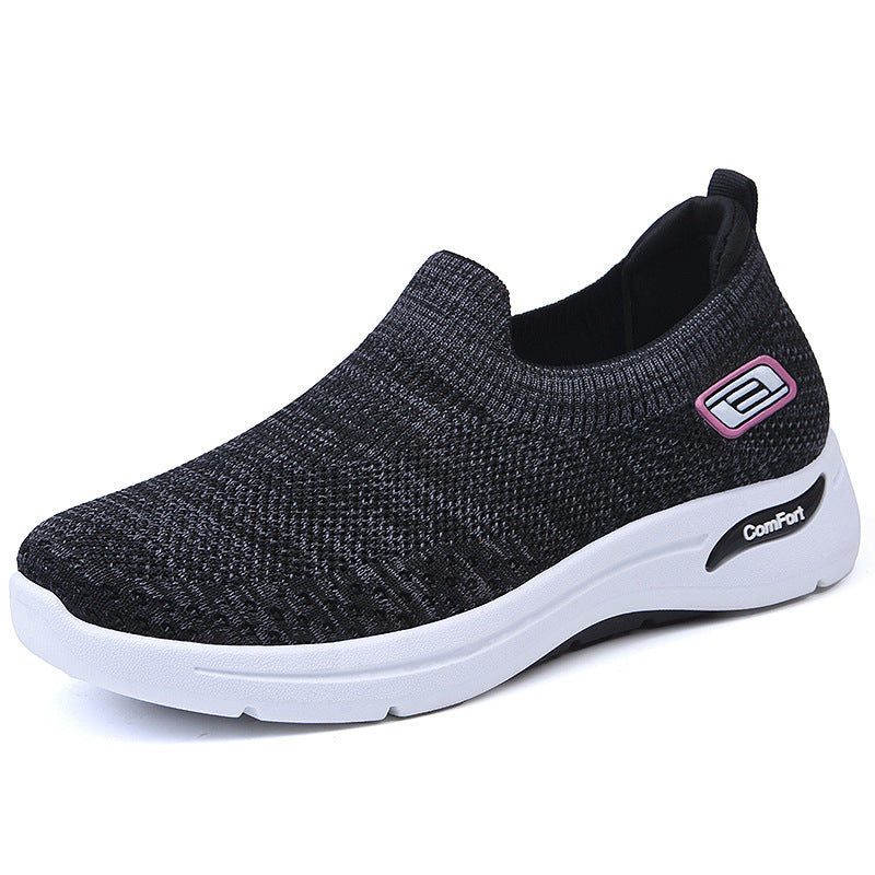 Sneakers New Casual Soft Bottom Socks For Women Footwear Design Style