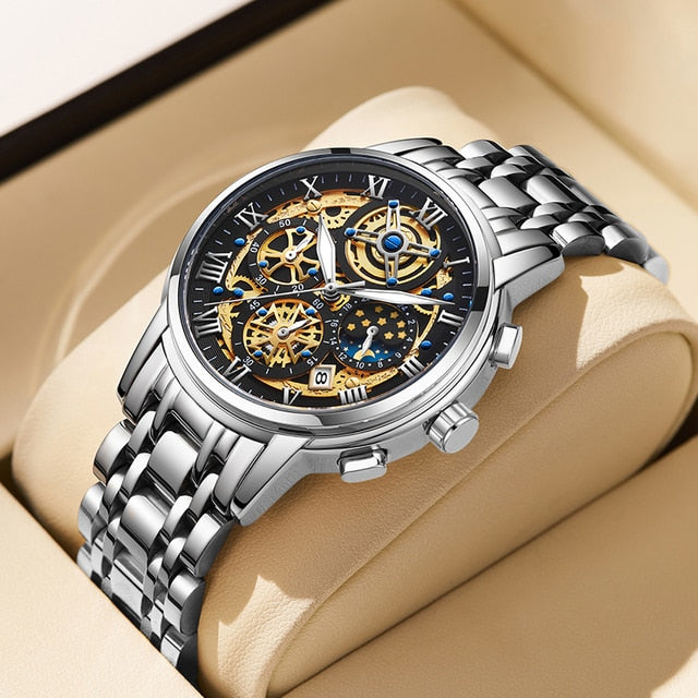 Sports Waterproof Wristwatch Luxury Design Style Wearable Time Elegant