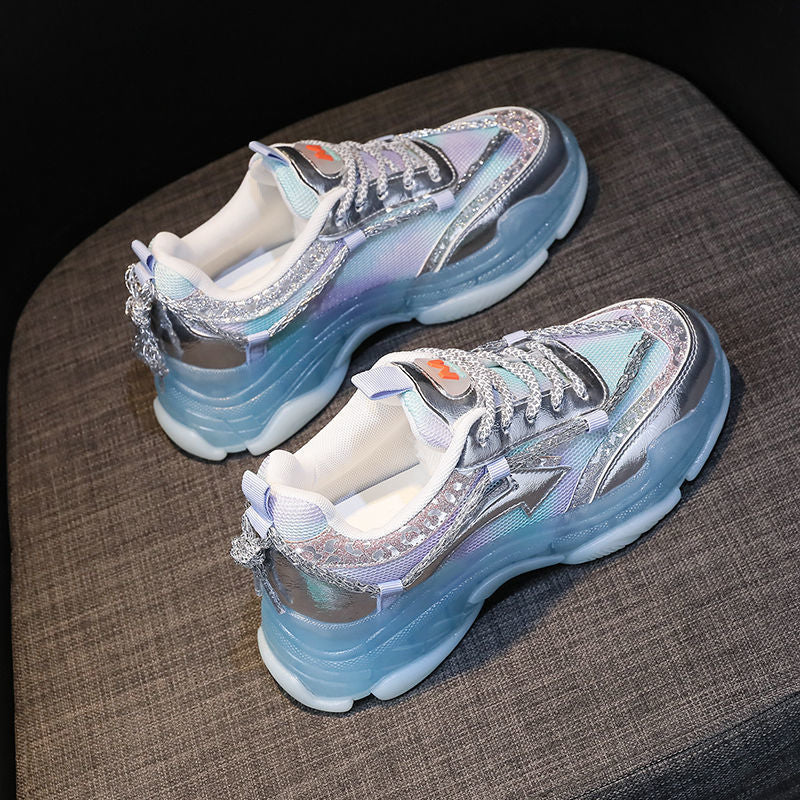 Sneakers Breathable Platform Gradient Style Design Comfort Footwear