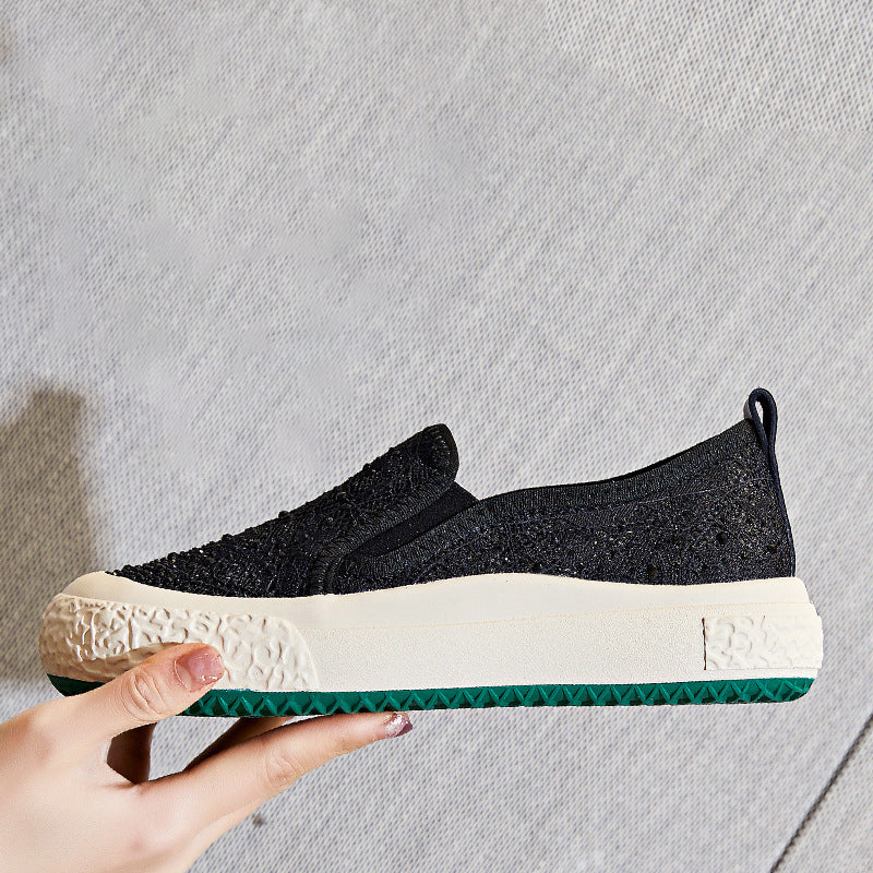 Shoes Thick Soled Fishermans Shoes, Casual and Breathable Single, Wome