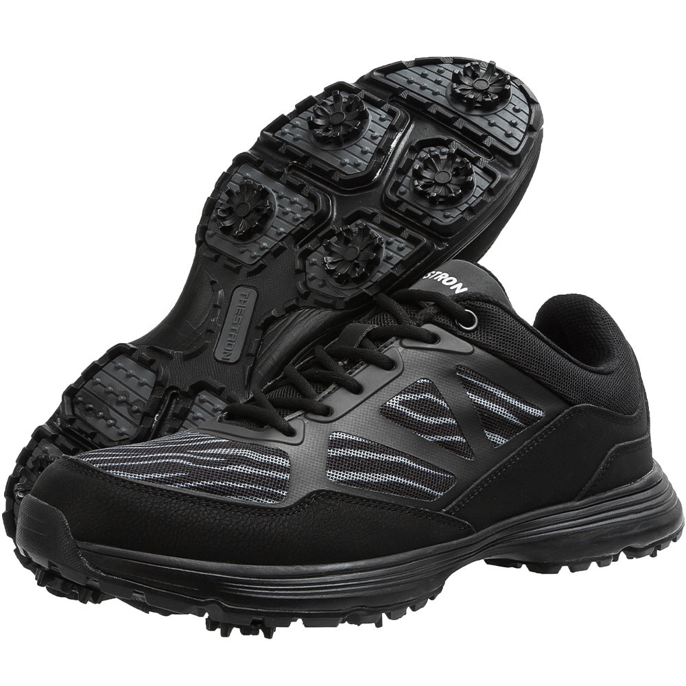 Shoes Waterproof Large Size Men's Golf With Nails For Sports And Leisu