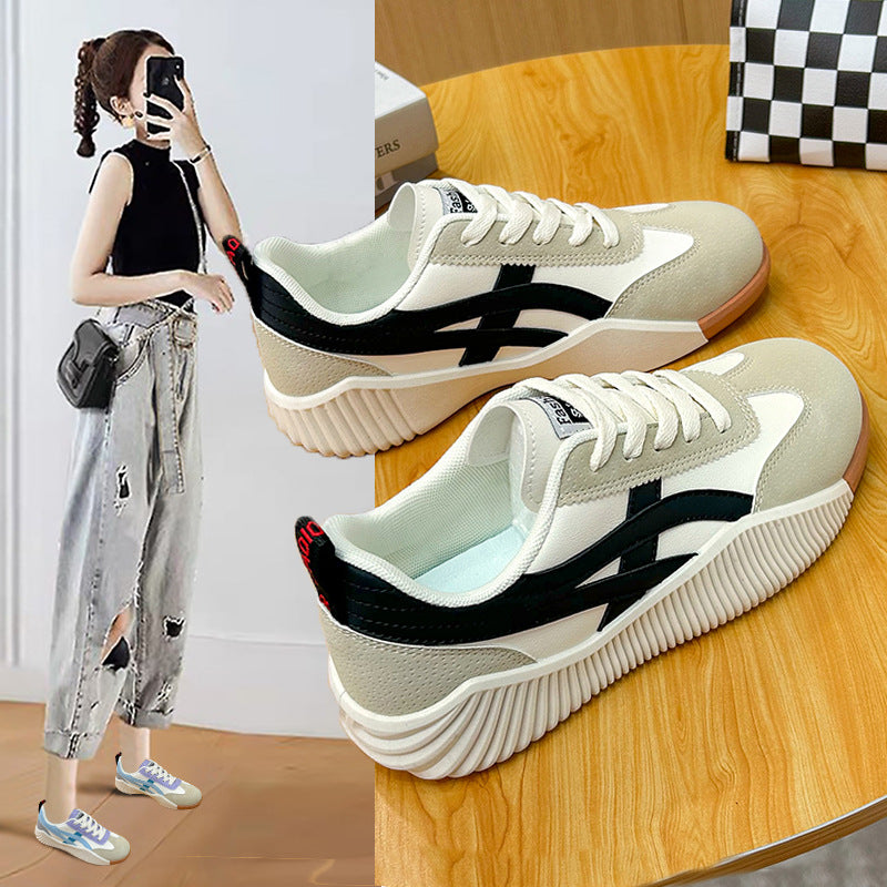 Shoes Korean Style Flat Women's Autumn New Breathable Casual Skateboar