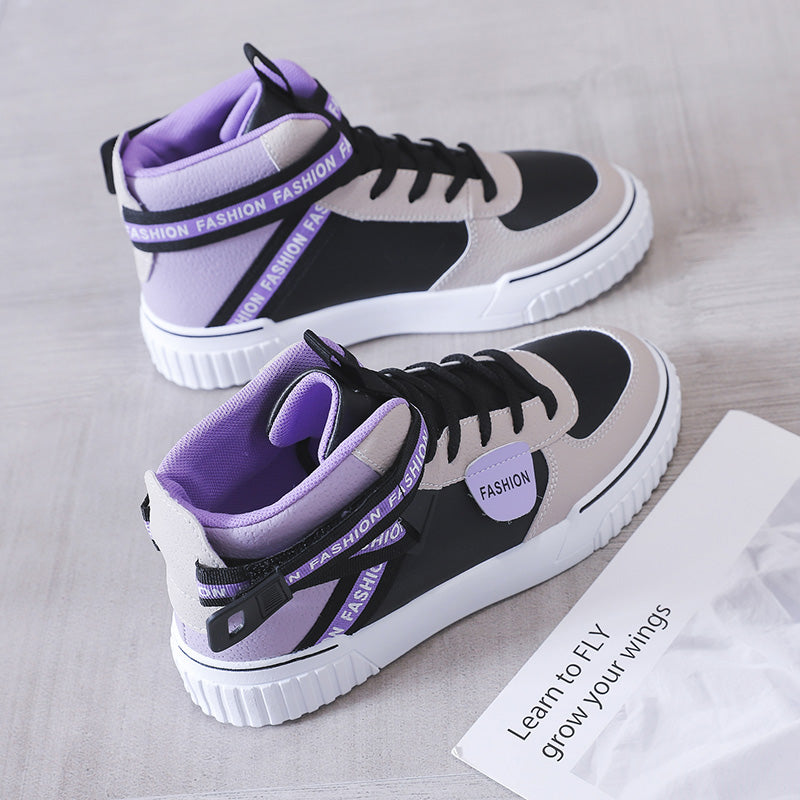 Shoes Sport All-match Student Female Whiteboard Footwear Design Style