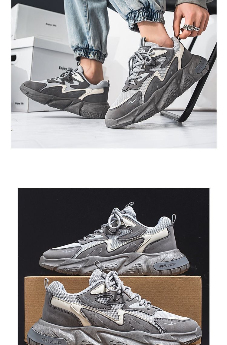 Sneaker Rubber Men's Shoes Summer Breathable Mesh Men's Footwear Style
