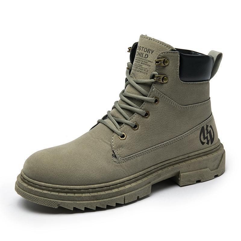 Boots Mens Casual High Top Martin Footwear Walking Hiking Design Stron