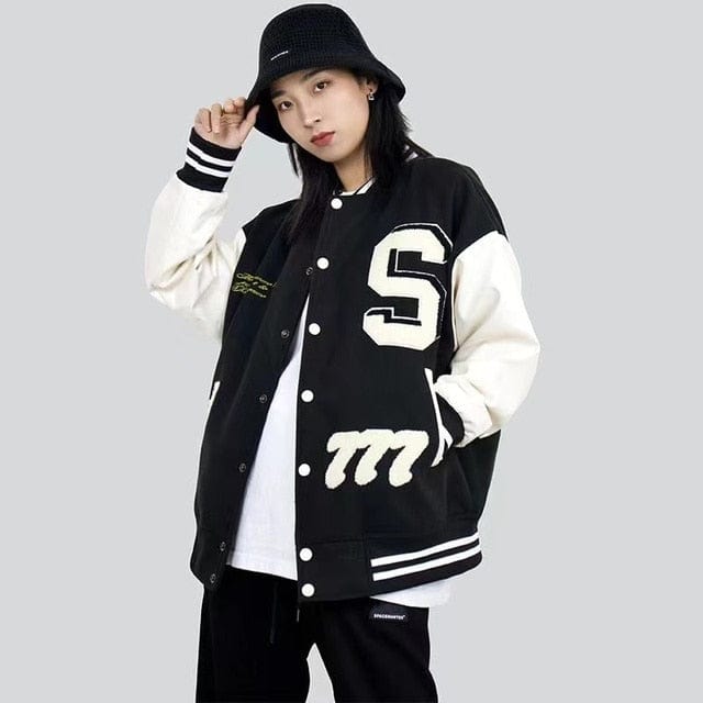 Jacket American Retro Couple Loose Streetwear Fashion Trendsetting Ret