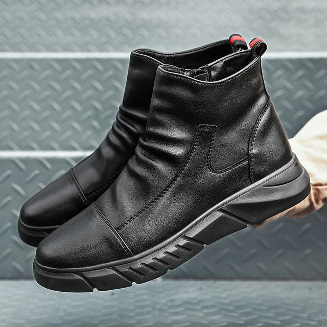 Shoes Thick-soled Men Work Boots Footwear Outside Safety Protection